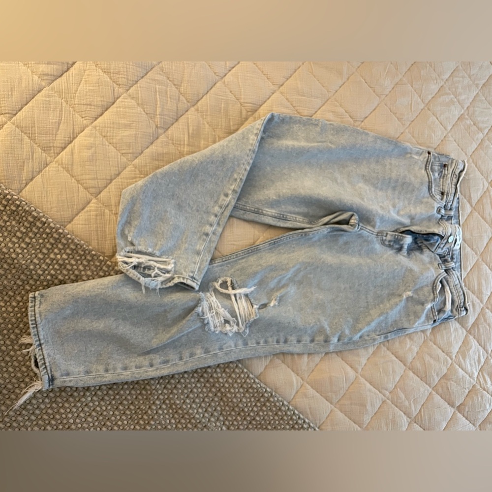 Abercrombie mom jeans like new
